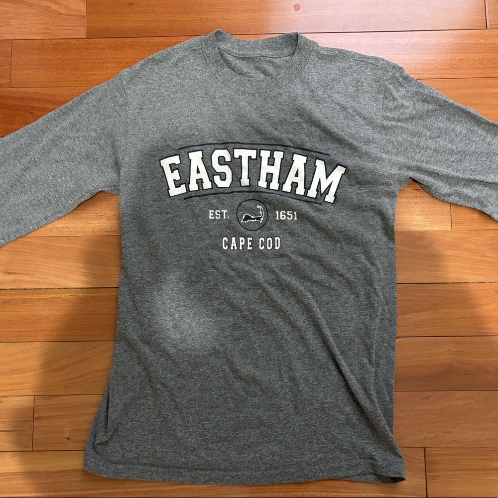 Gray Long Sleeve Cape Cod Tee